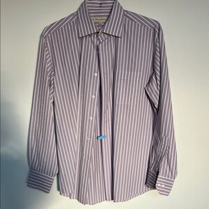 Tommy Bahama Purple Striped Dress Shirt